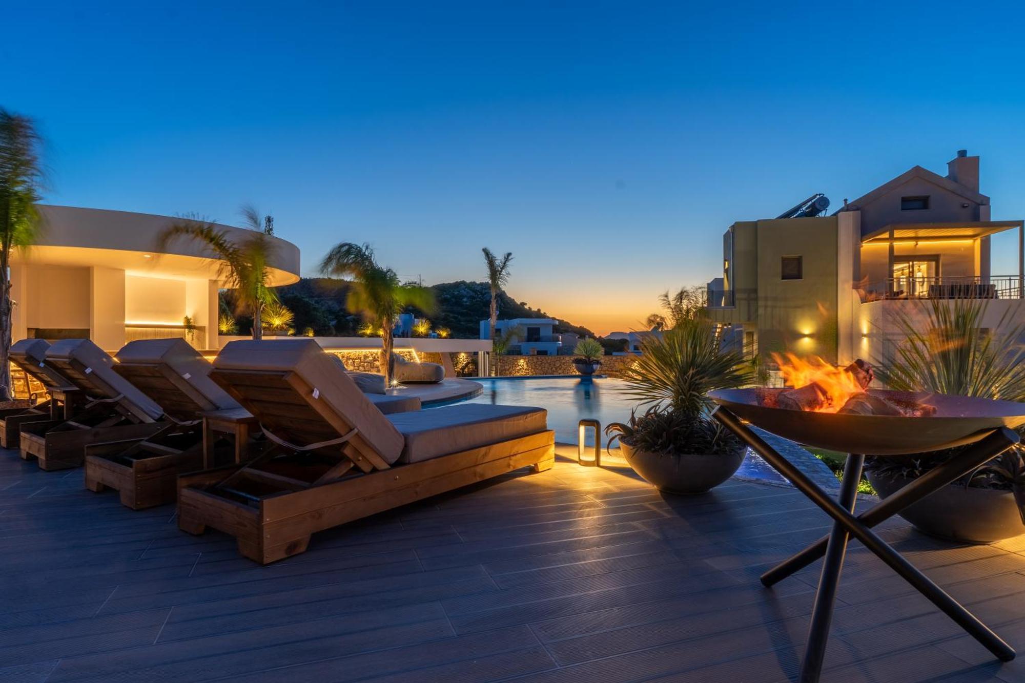 Rhode Luxury Villa Kalithies Exterior photo