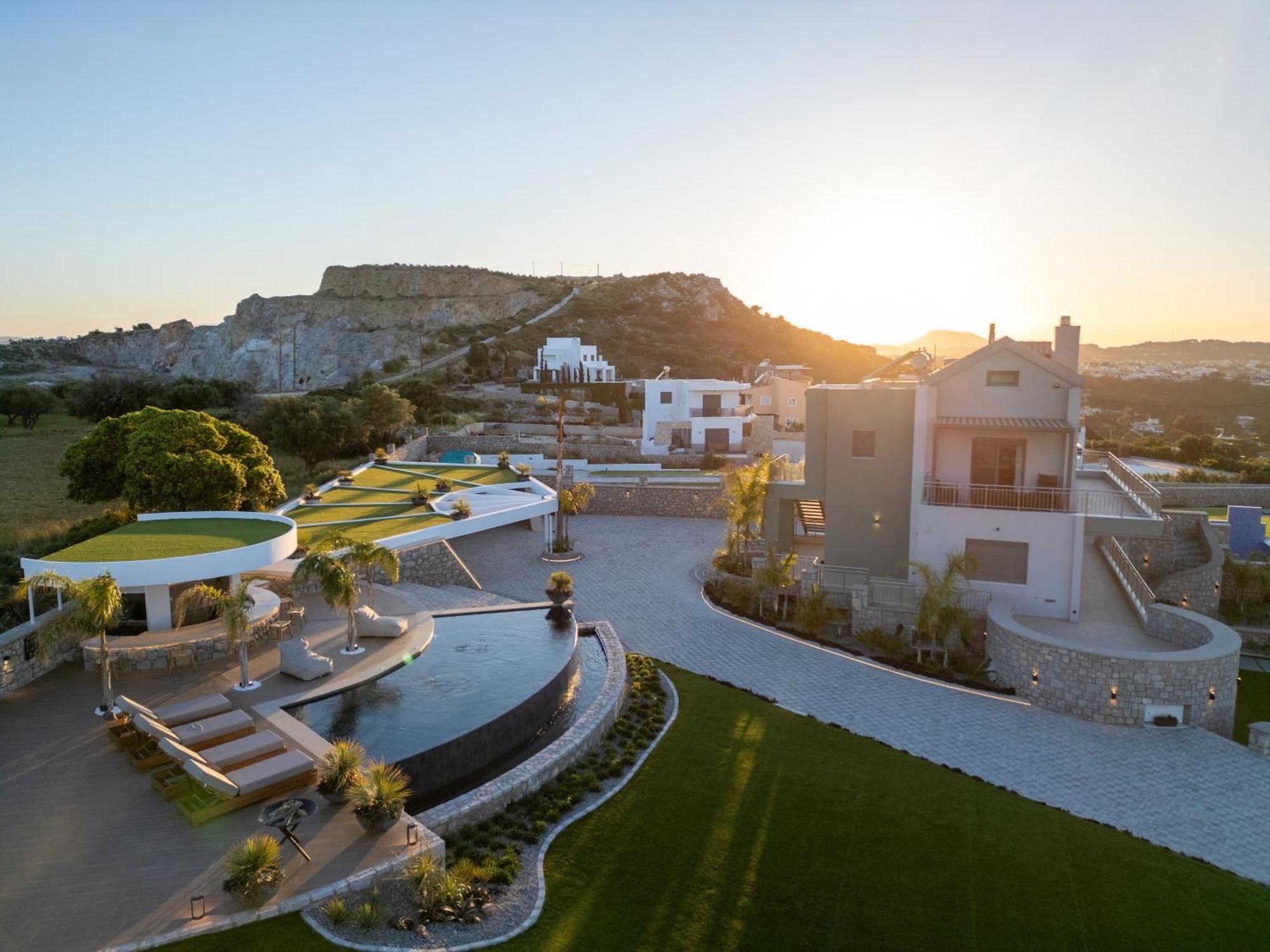 Rhode Luxury Villa Kalithies Exterior photo